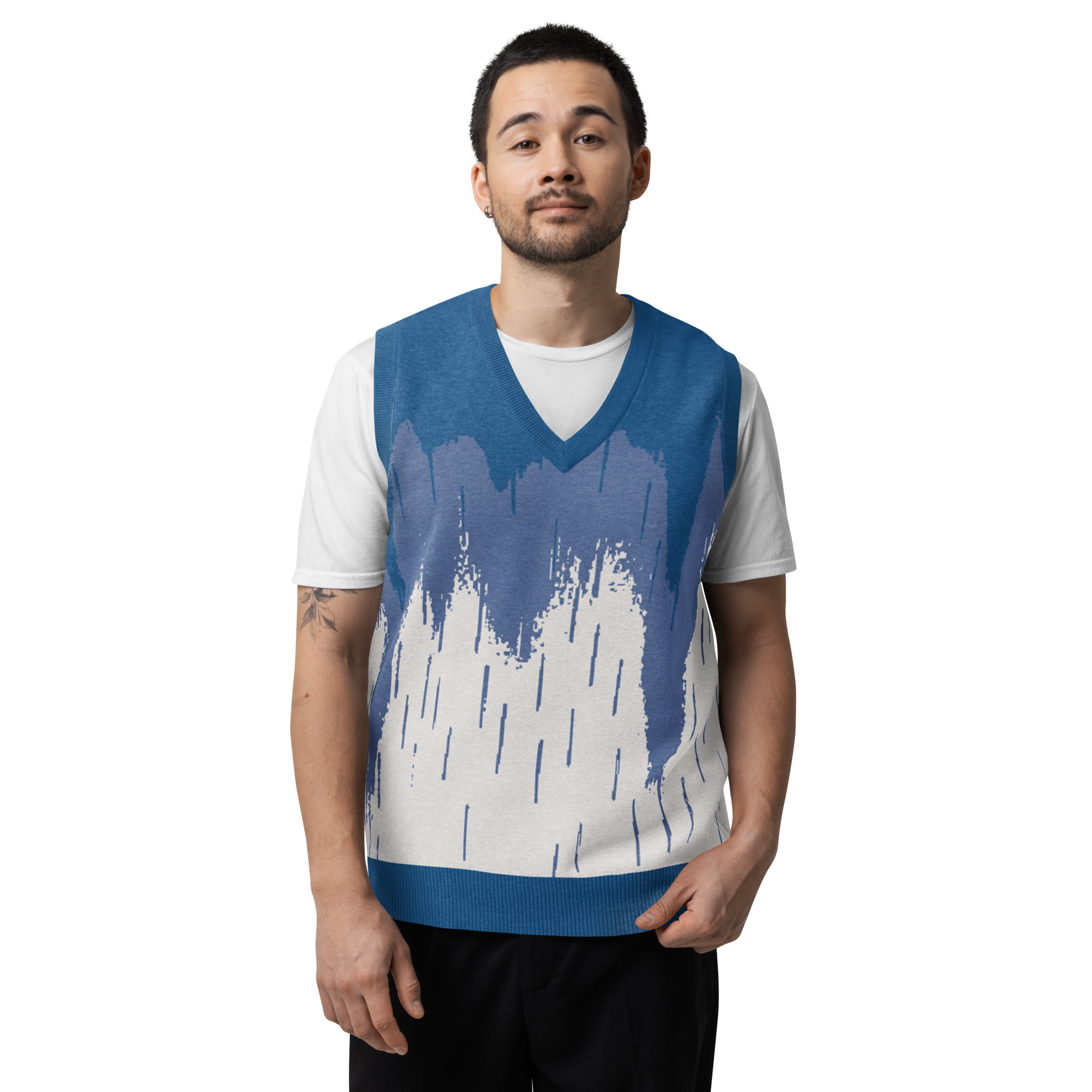 Débardeur en Maille Premium KR - Pull sans Manches Graphique