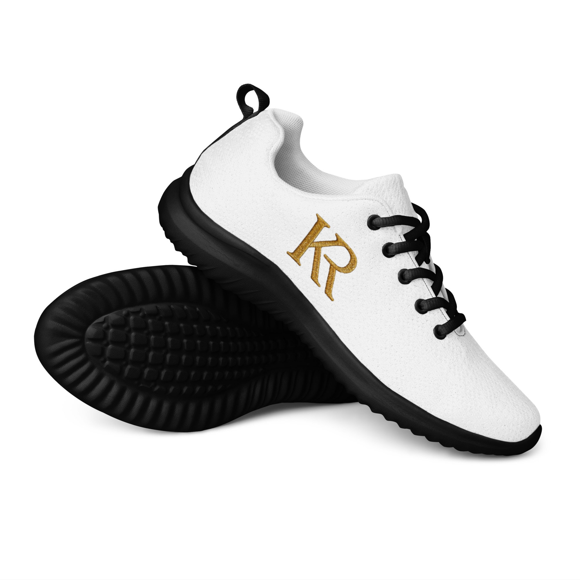 Baskets Premium KR - Sneakers Blanc & Noir pour Homme