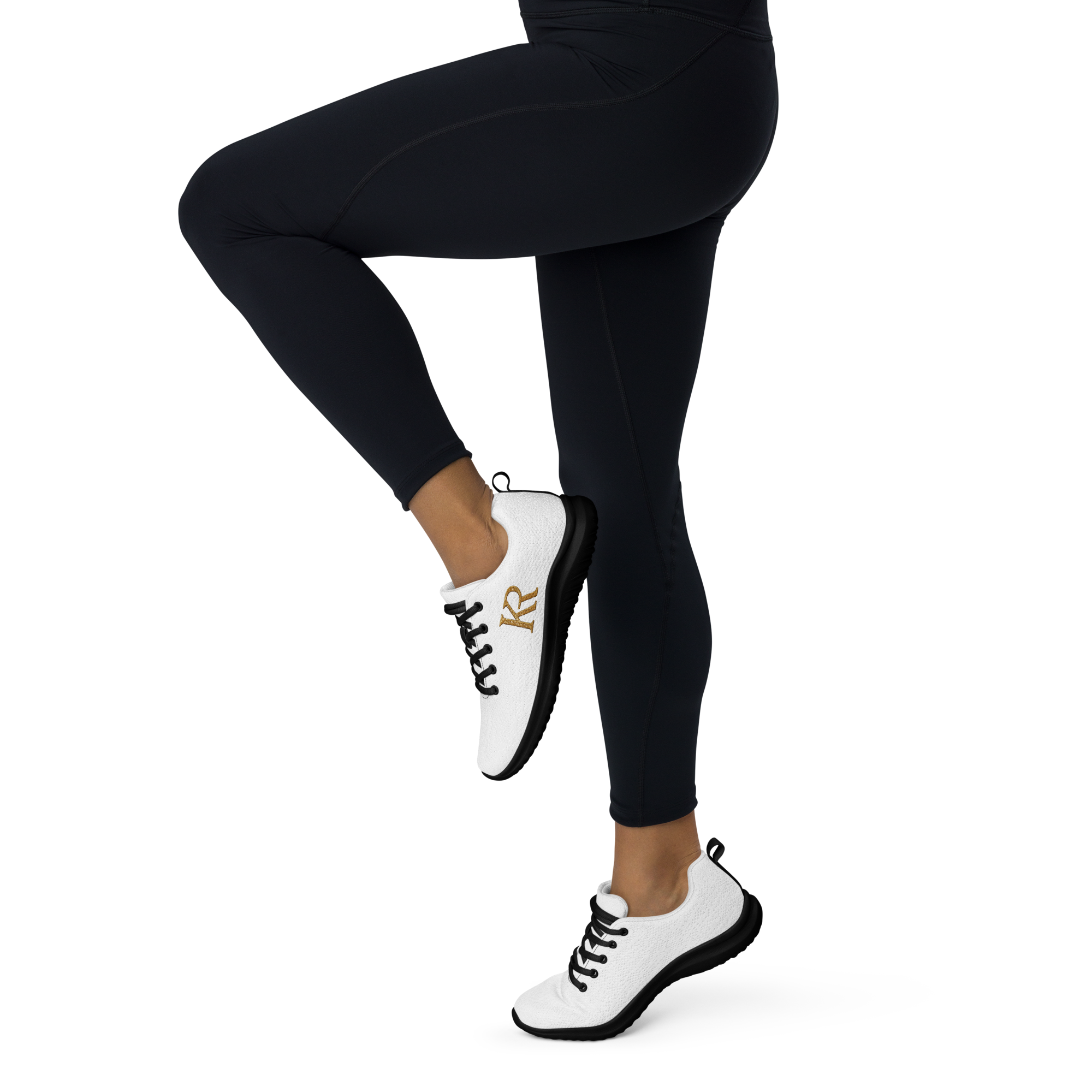 Sneackers KR Premium Dames - Noir et Blanc contrasté