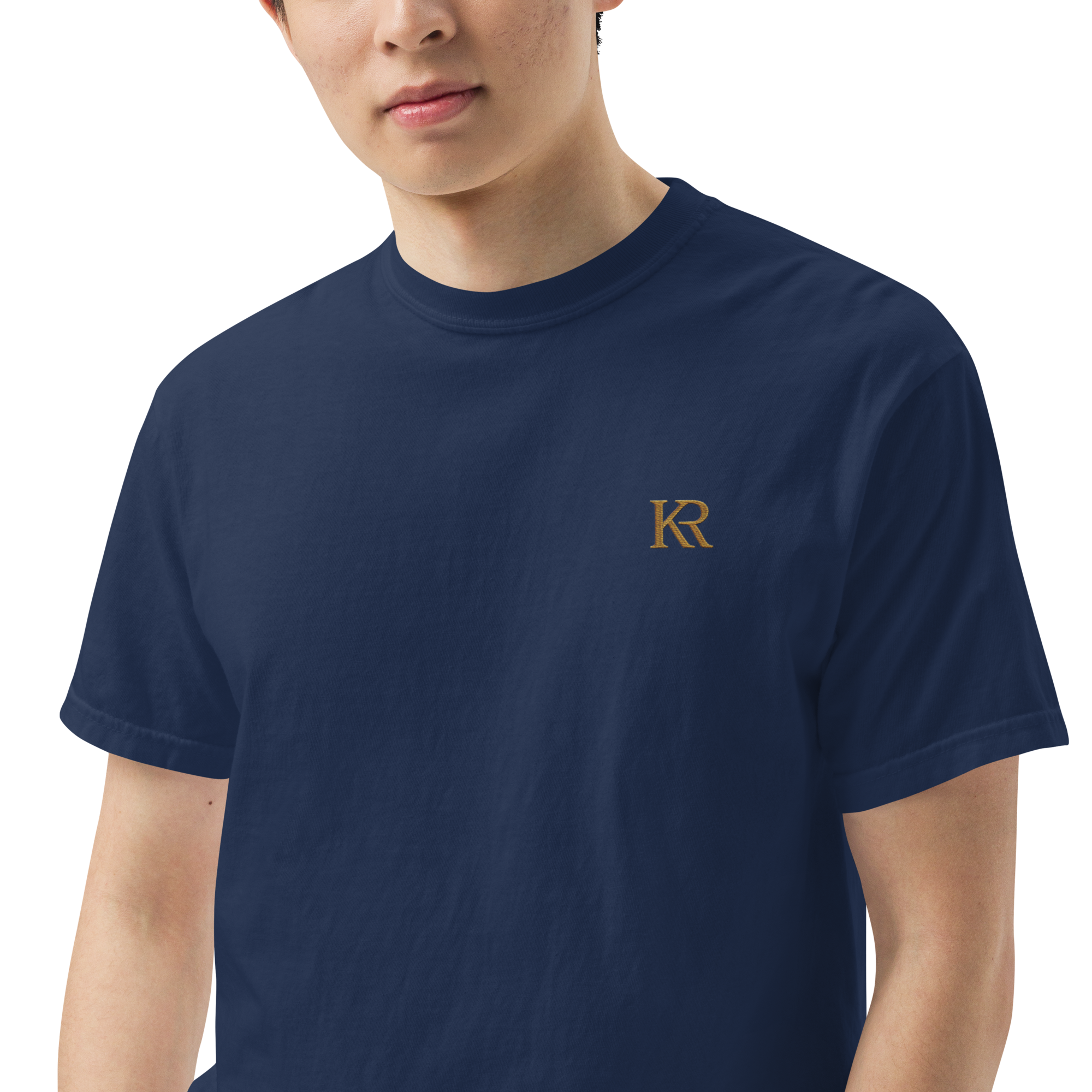 T-shirt Premium KR en Coton Épais - Unisexe & Brodé