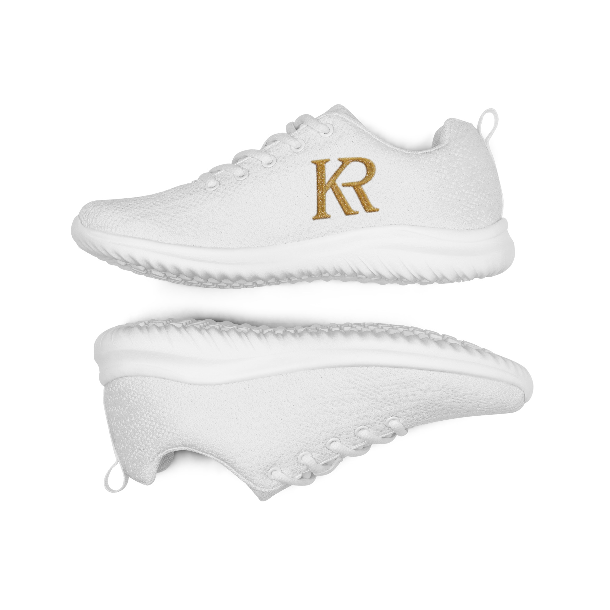 Sneakers KR Premium Dames - Blanc Pur & Or