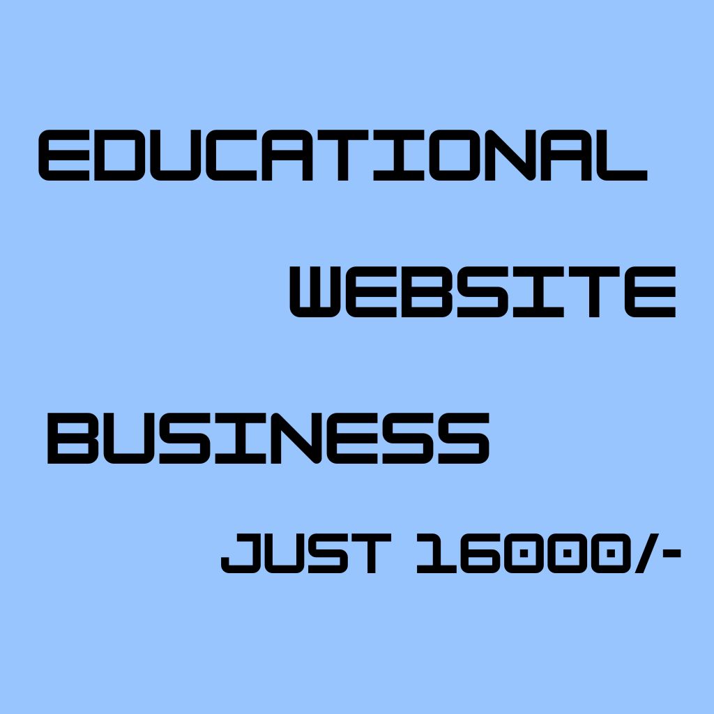 EDUCATIONAL WEBSITE (BUSINESS)