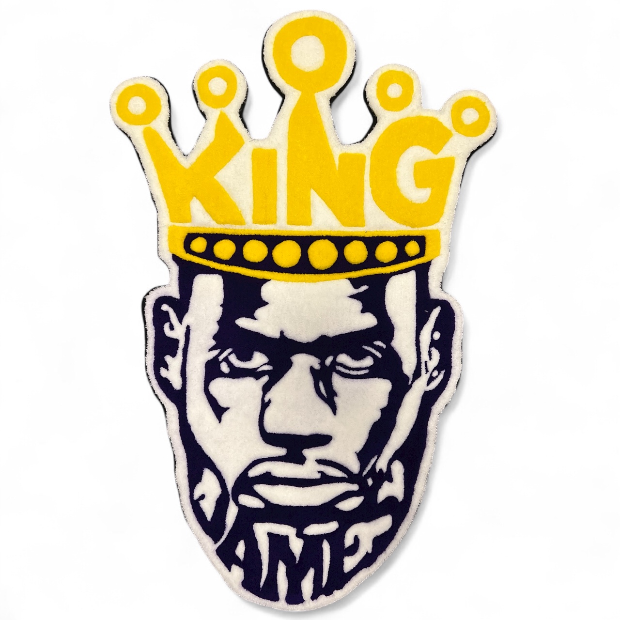 LeBron James-King Crown Custom Rug 