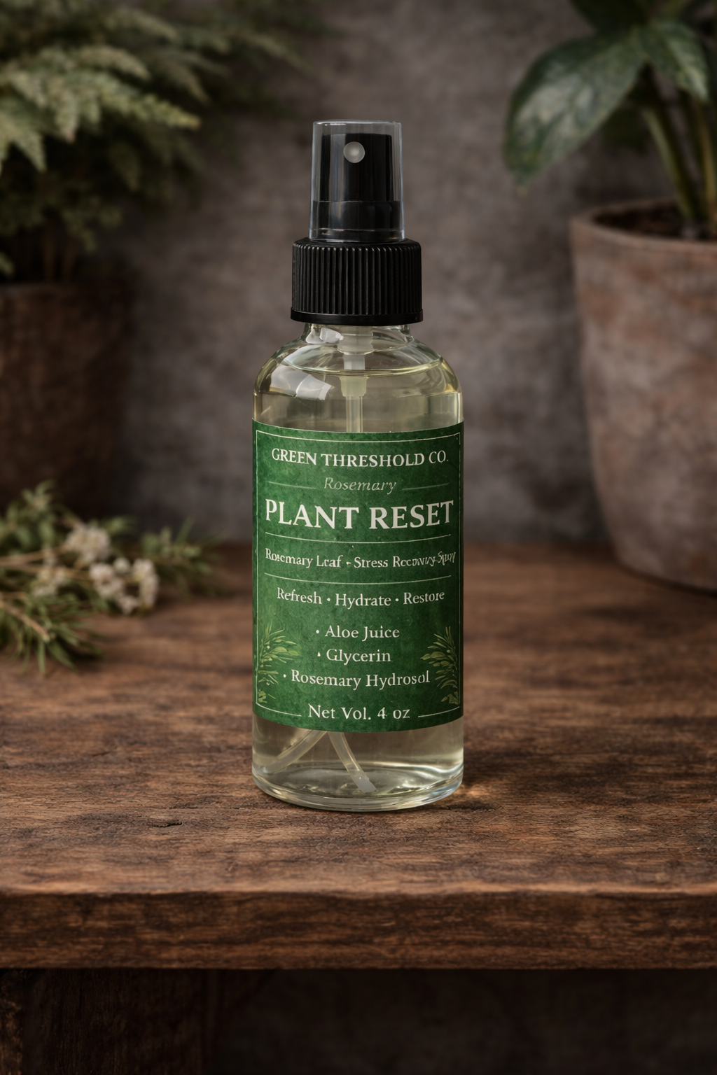 Plant Reset Rosemary Leaf Recovery Spray