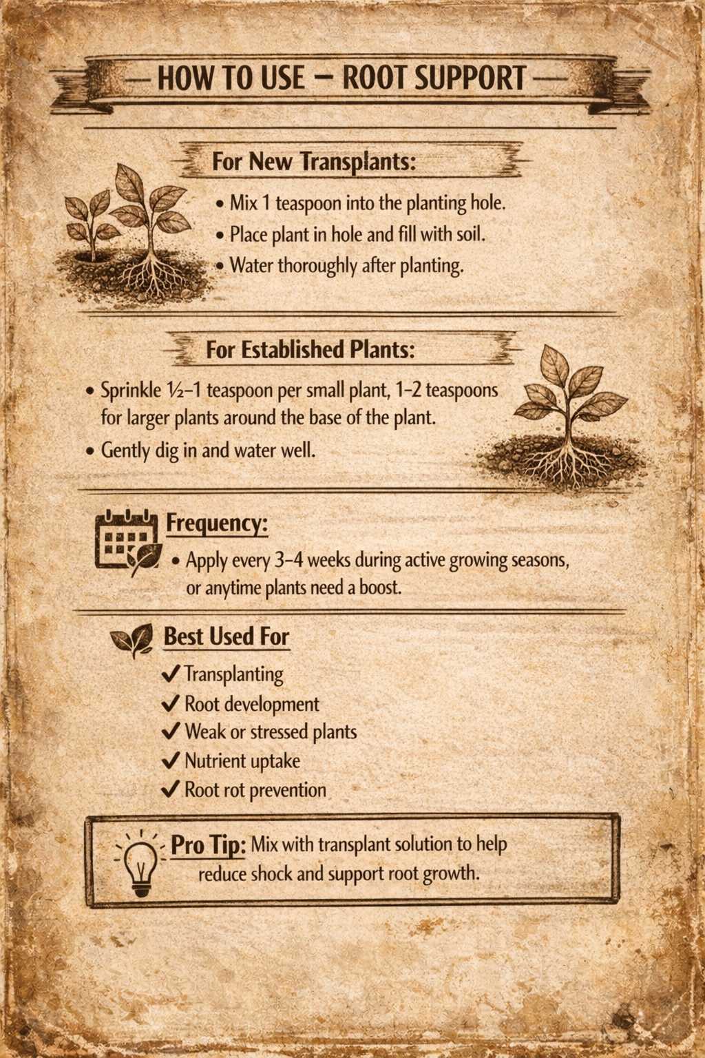 Root Support Plant Root Booster Powder