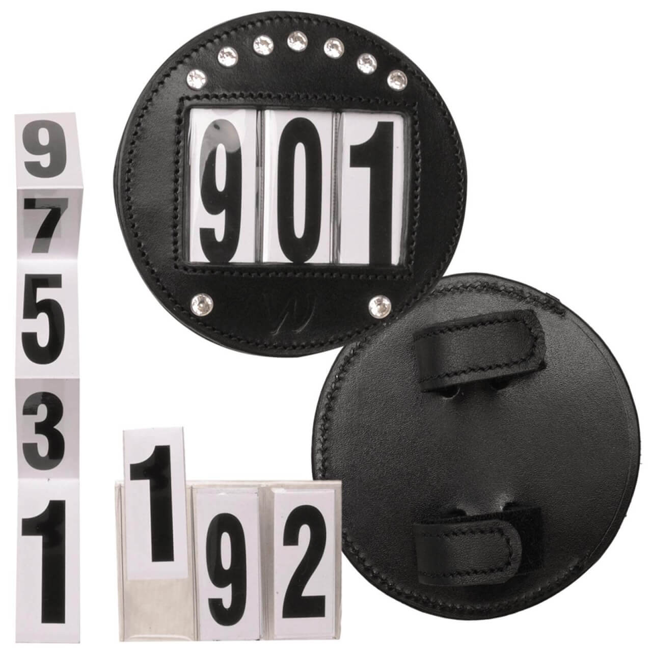Startnummernhalter Leder