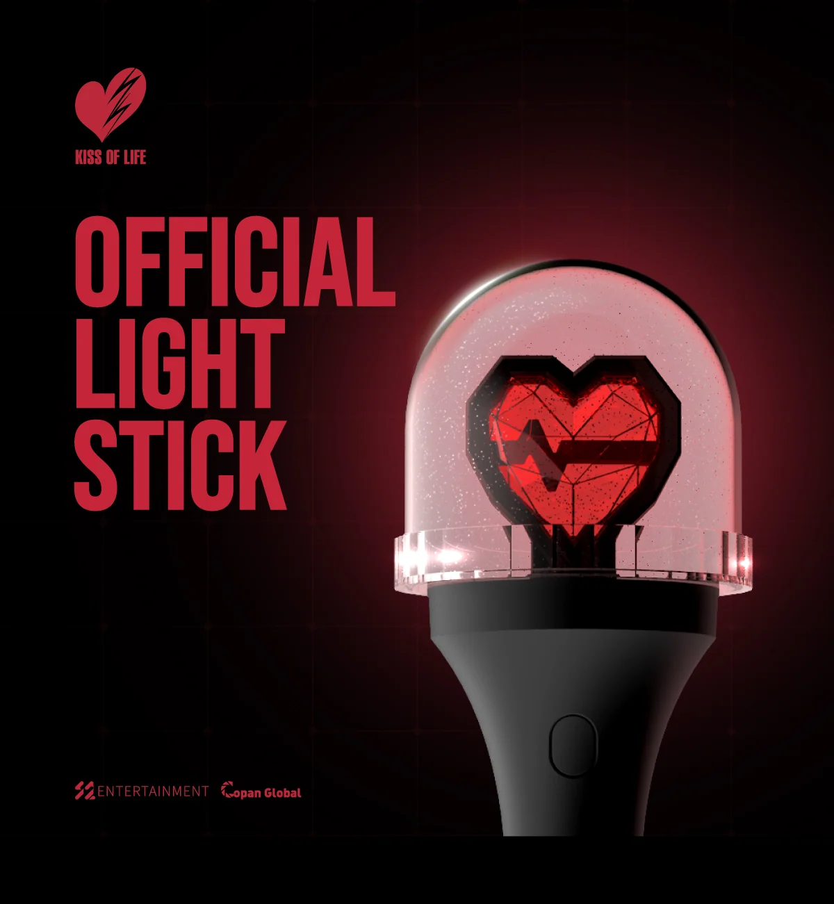 KISS OF LIFE - Official Light Stick