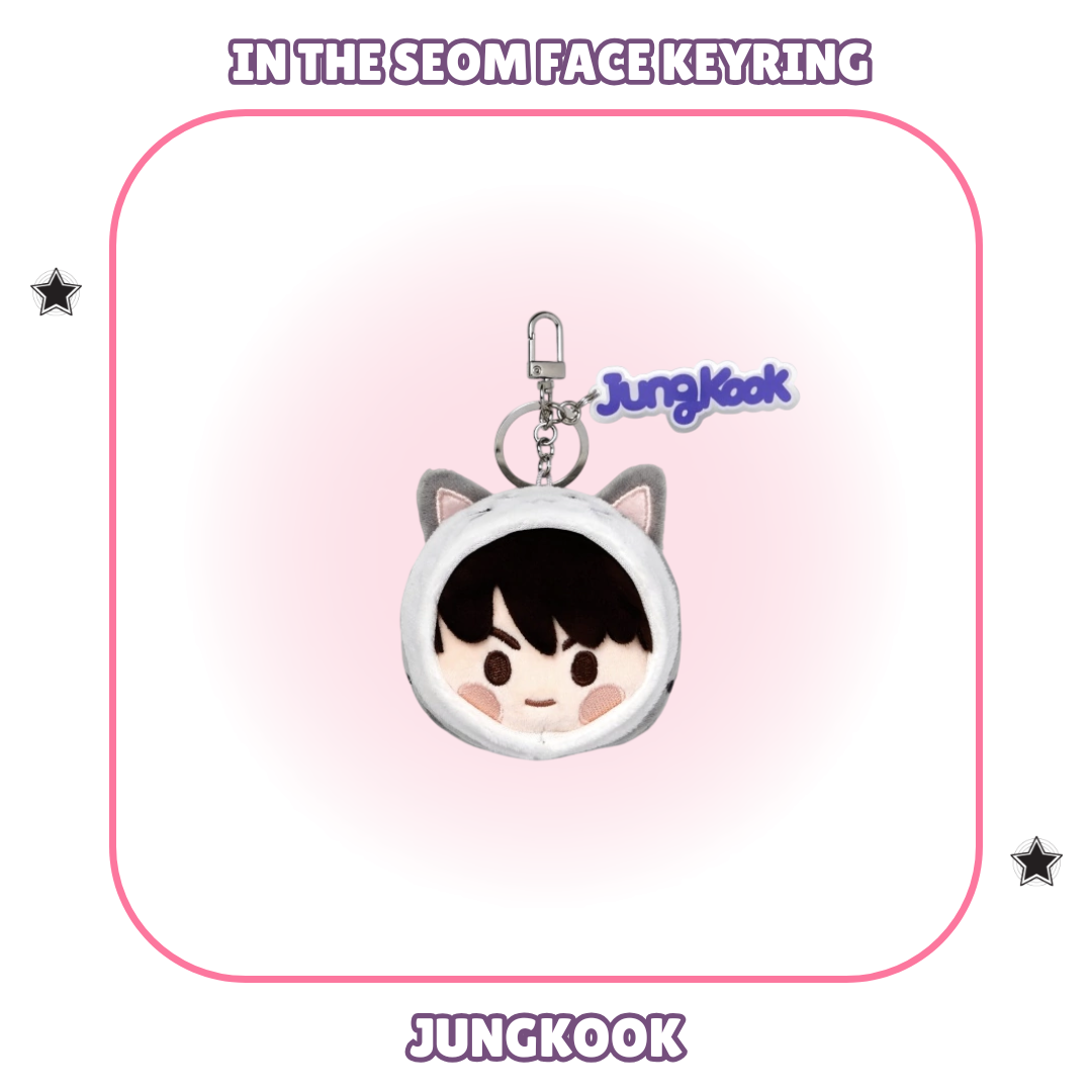 IN THE SEOM FACE KEYRING - BTS