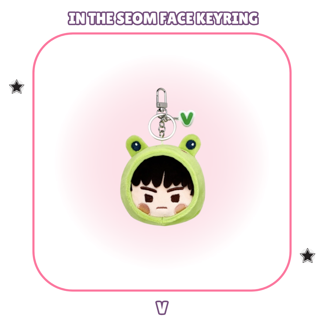 IN THE SEOM FACE KEYRING - BTS