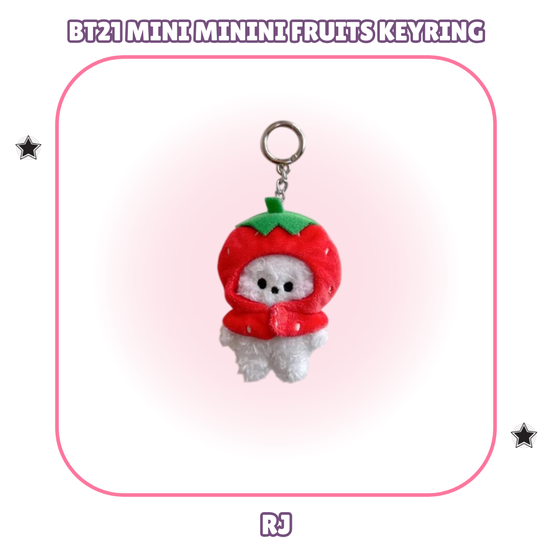 LLAVEROS BT21 MINI MININI FRUITS KEYRING - BTS