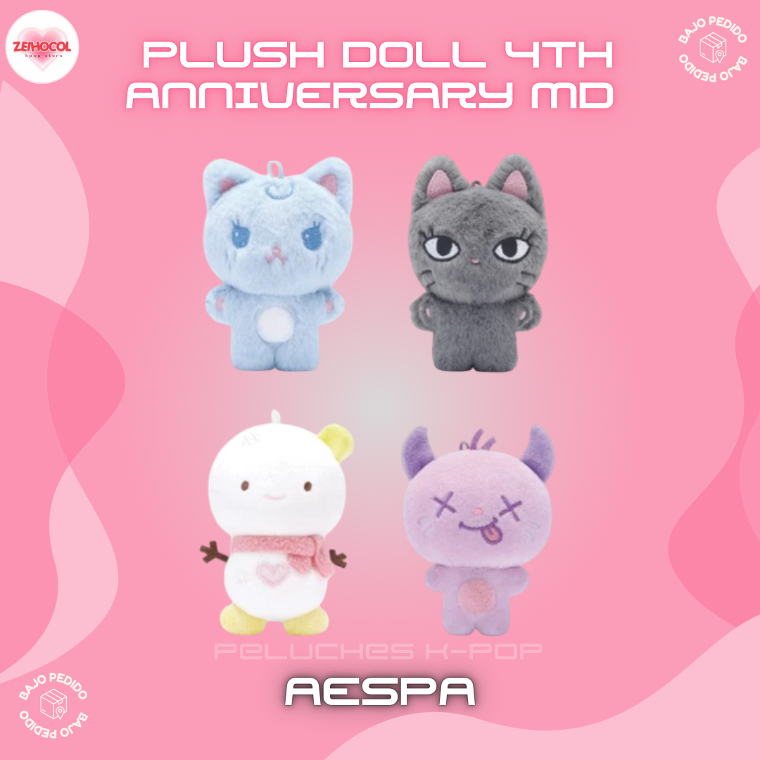 PLUSH DOLL 4TH ANNIVERSARY MD - AESPA
