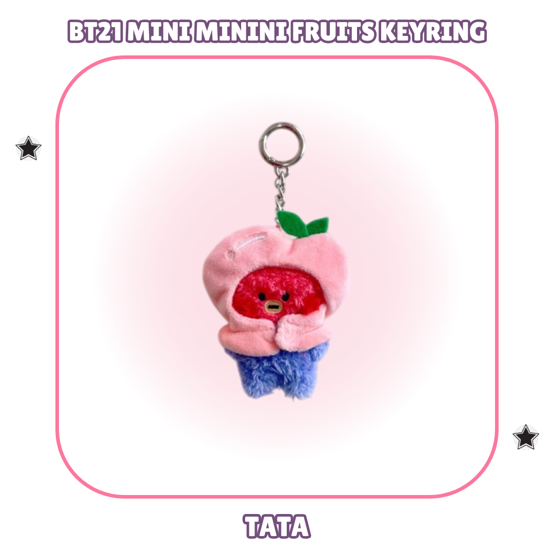 LLAVEROS BT21 MINI MININI FRUITS KEYRING - BTS