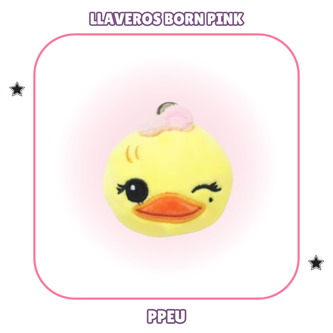 LLAVEROS PELUCHE BORN PINK - BLACK PINK