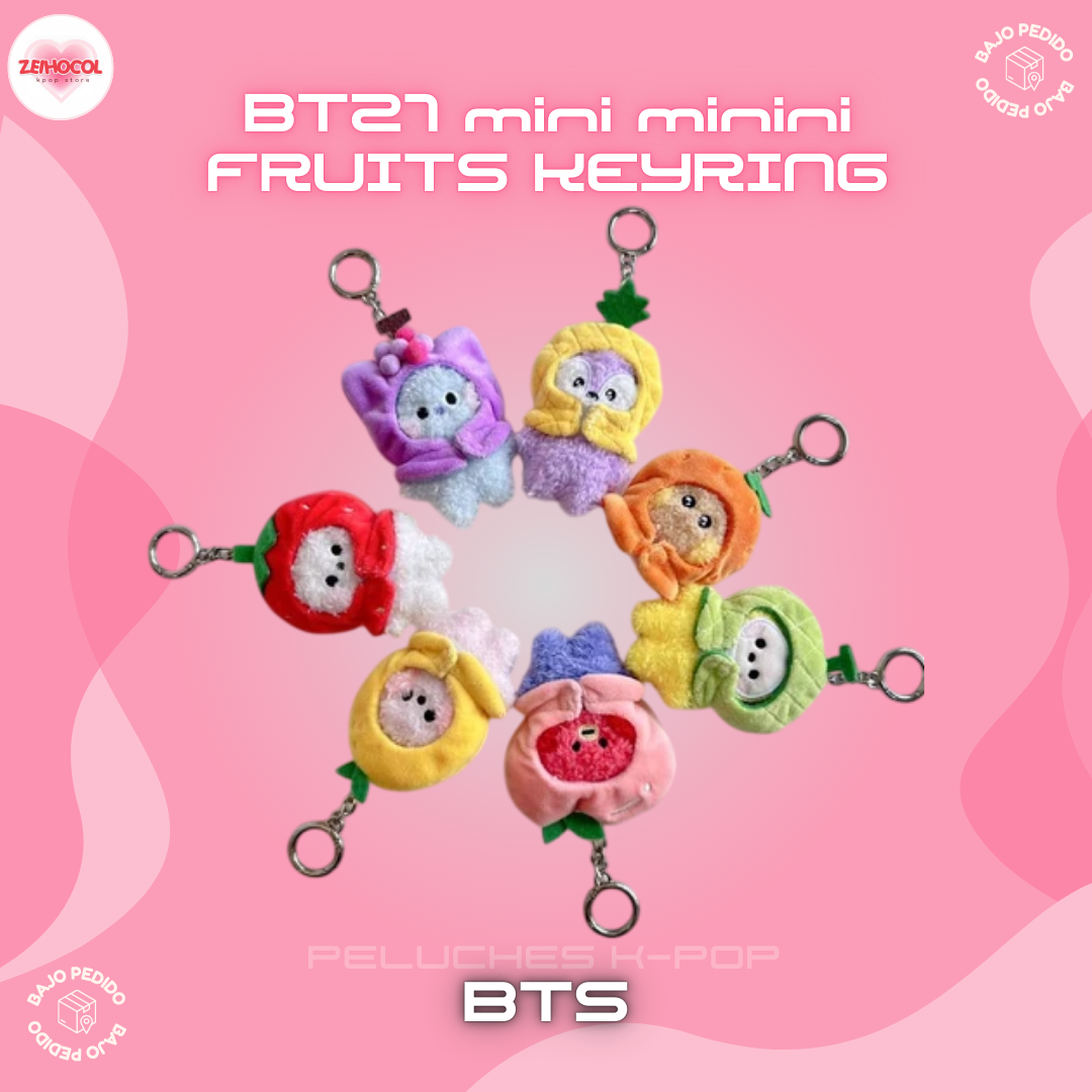 LLAVEROS BT21 MINI MININI FRUITS KEYRING - BTS