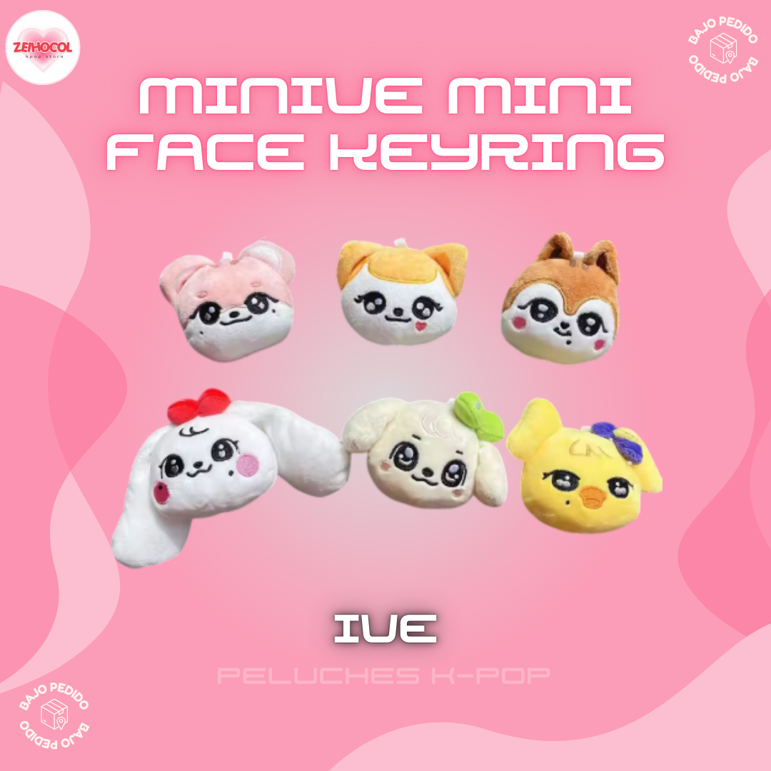 MINIVE MINI FACE KEYRING - IVE