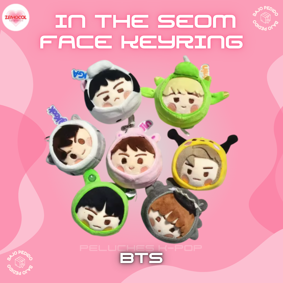 IN THE SEOM FACE KEYRING - BTS
