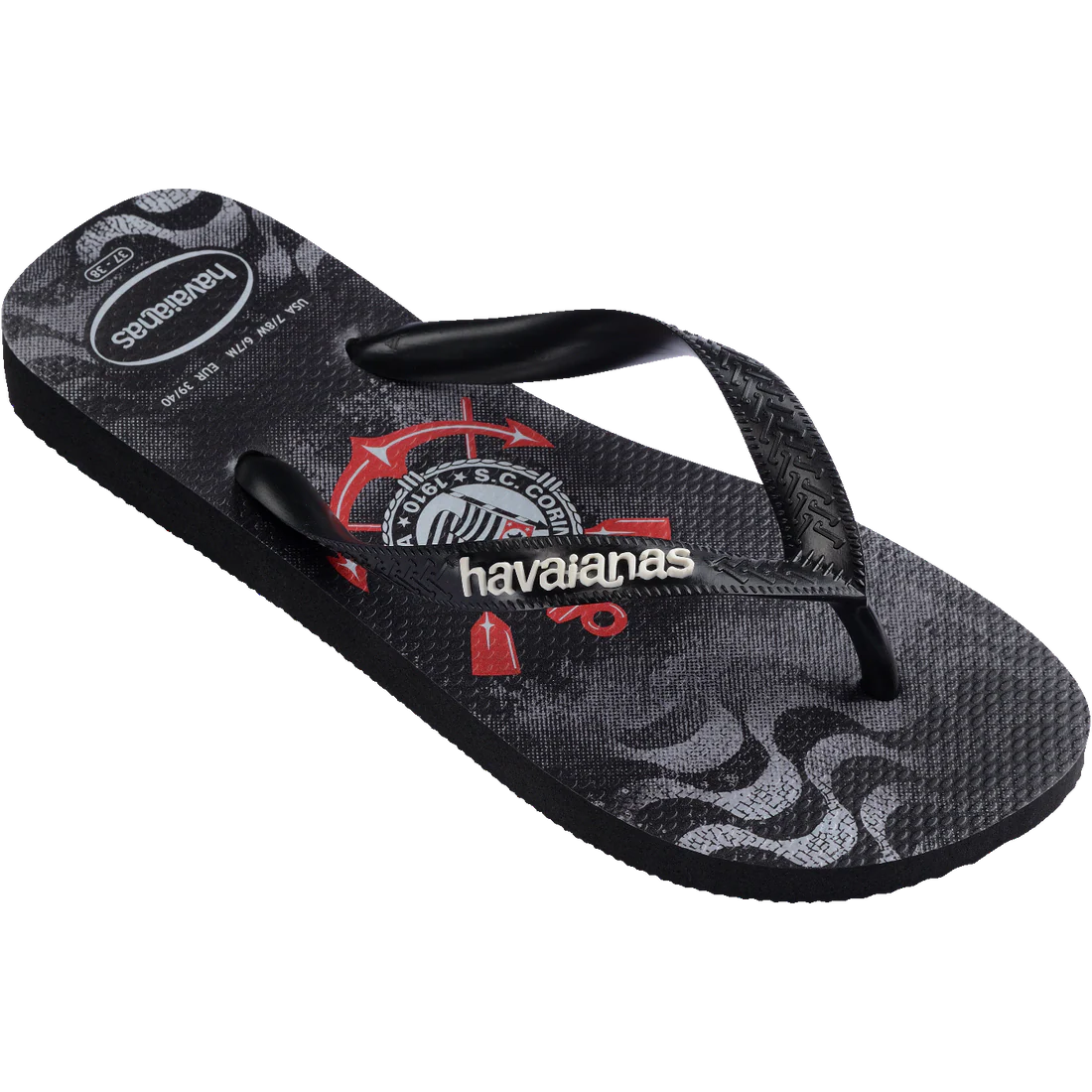 Chinelos Havaianas Top Times Corinthians
