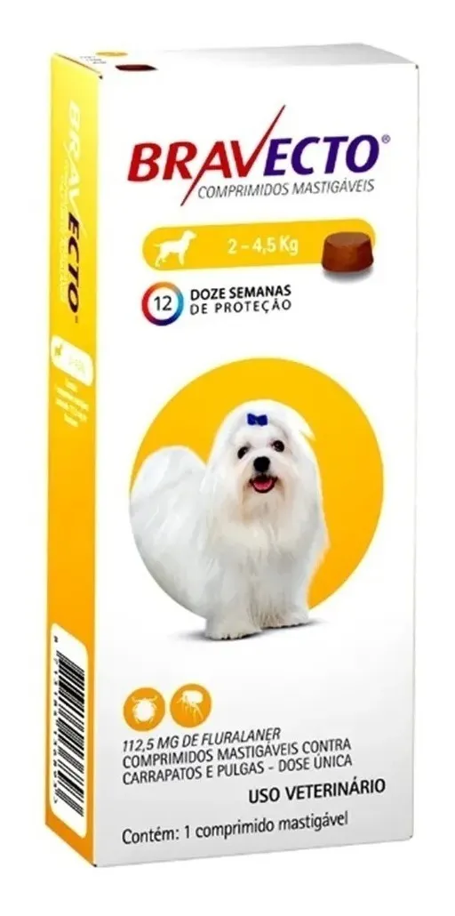 Bravecto para Cães 2-4,5kg