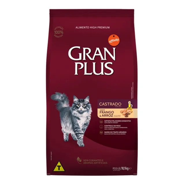 Gran Plus Frango & Arroz para Gatos Castrados