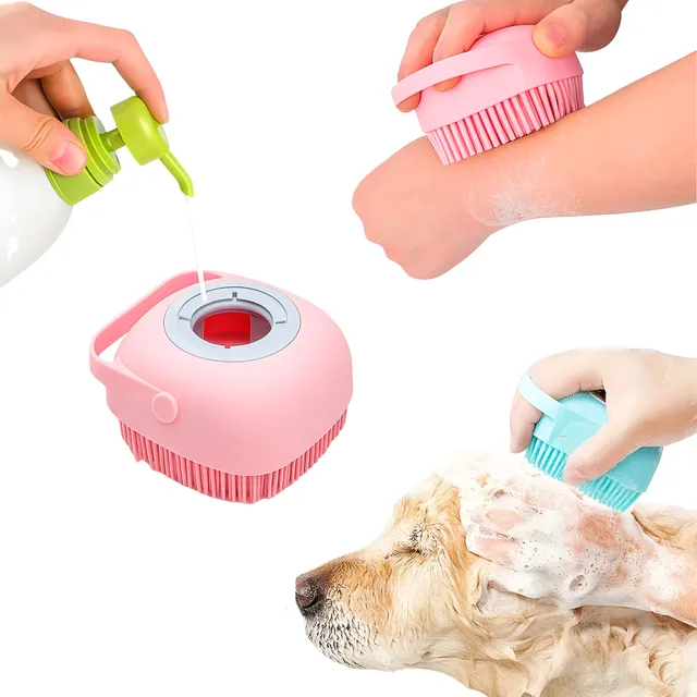 Escova Dispensadora de Shampoo