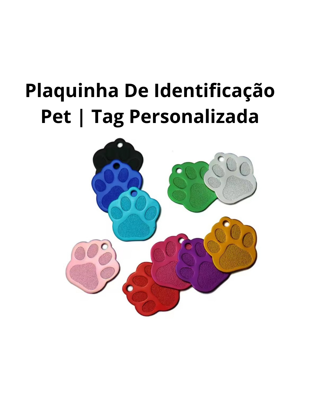 Plaquinha de Identificação Pet
