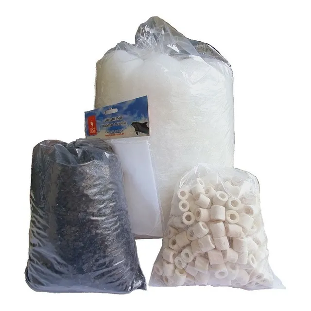 Kit de Mídias Filtrantes para Aquário