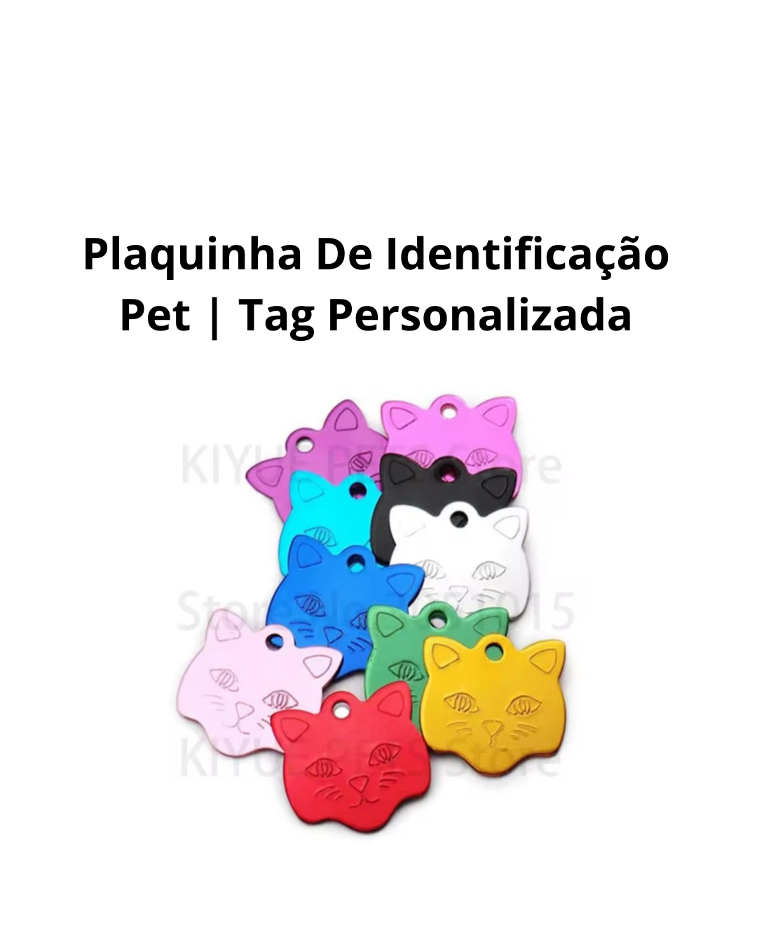Plaquinha de Identificação Pet