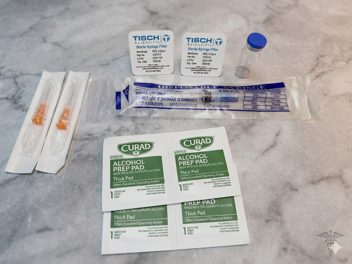 Bộ dụng cụ dùng để lọc peptide