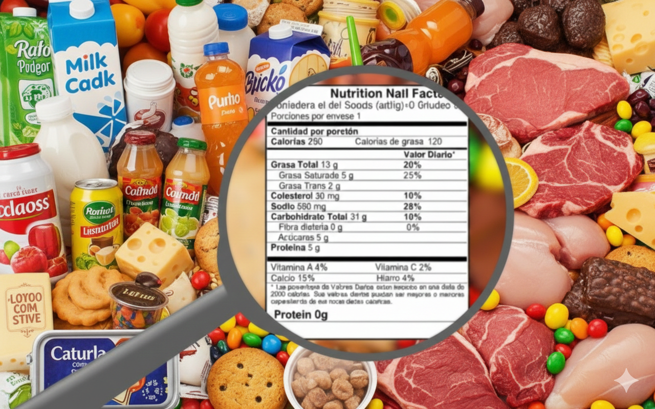 Verificación de etiqueta alimentaria