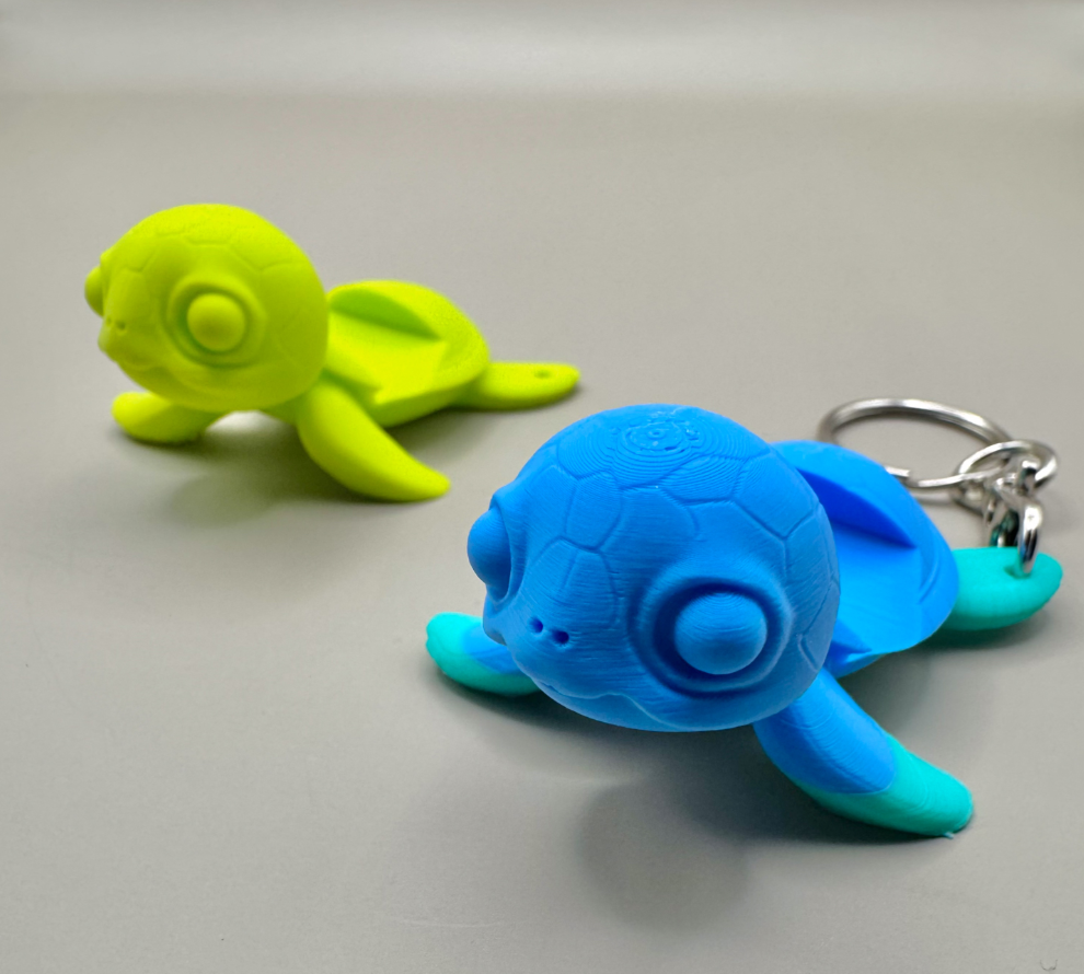 Porte-clés Tortue 3D