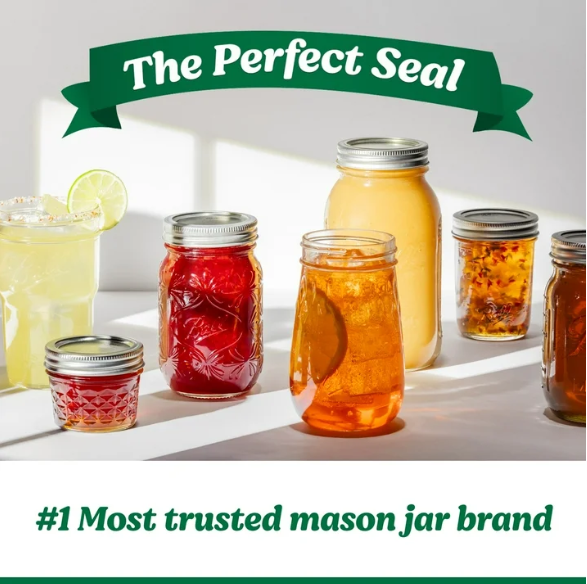 Ball Mason Jars 12-Pack 8oz