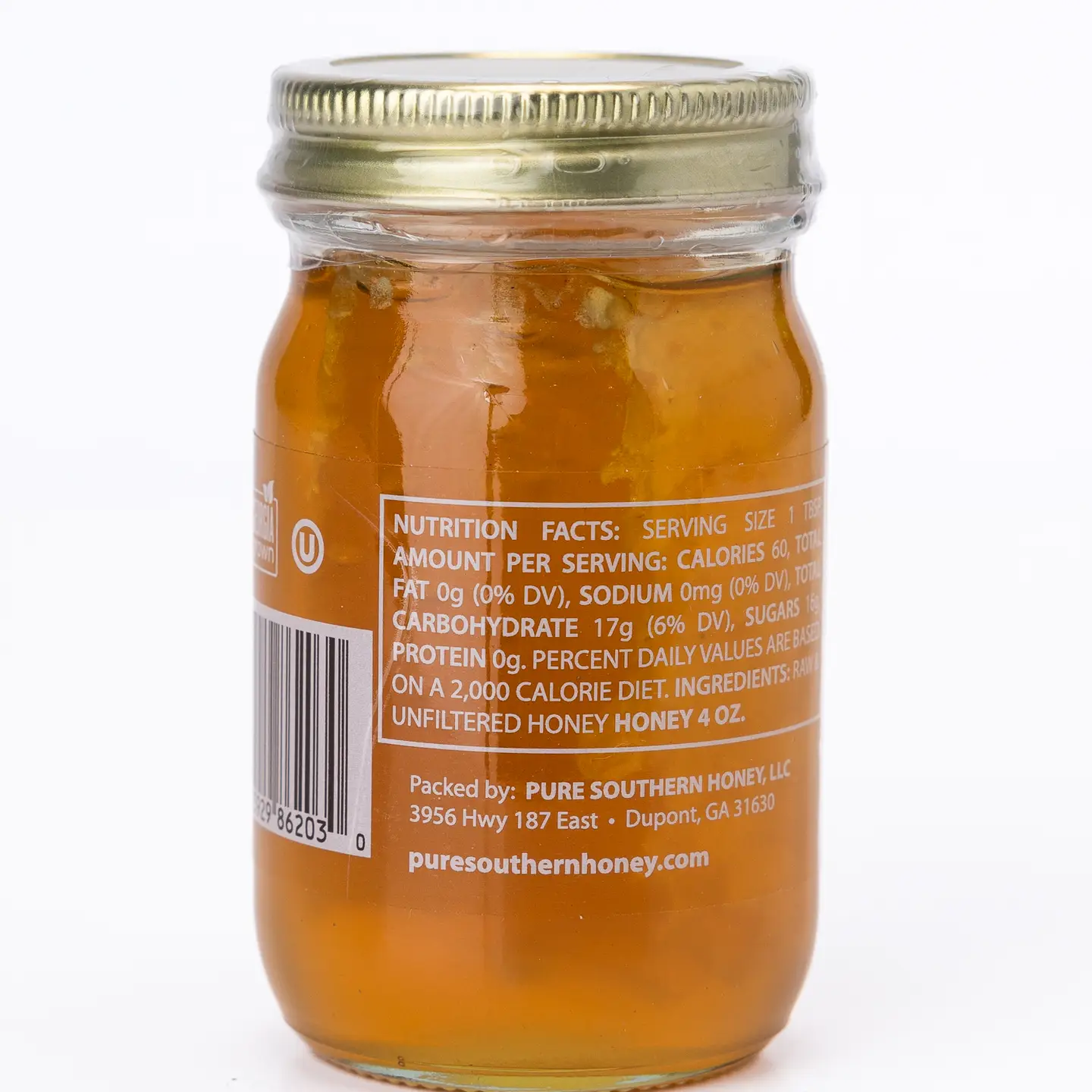 Mini Honey with Comb 4 oz  