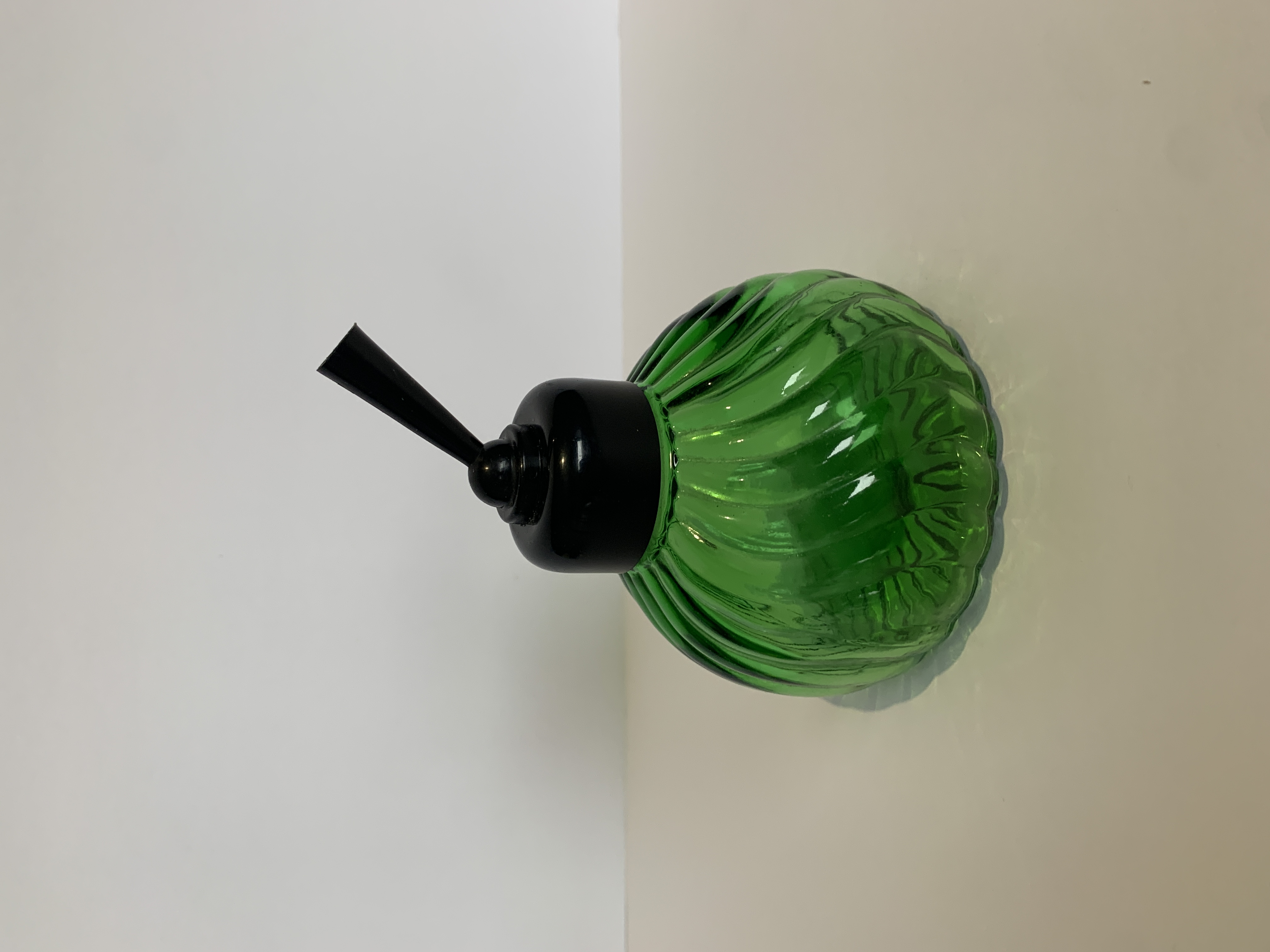 Green Glass Ink Pen Holder