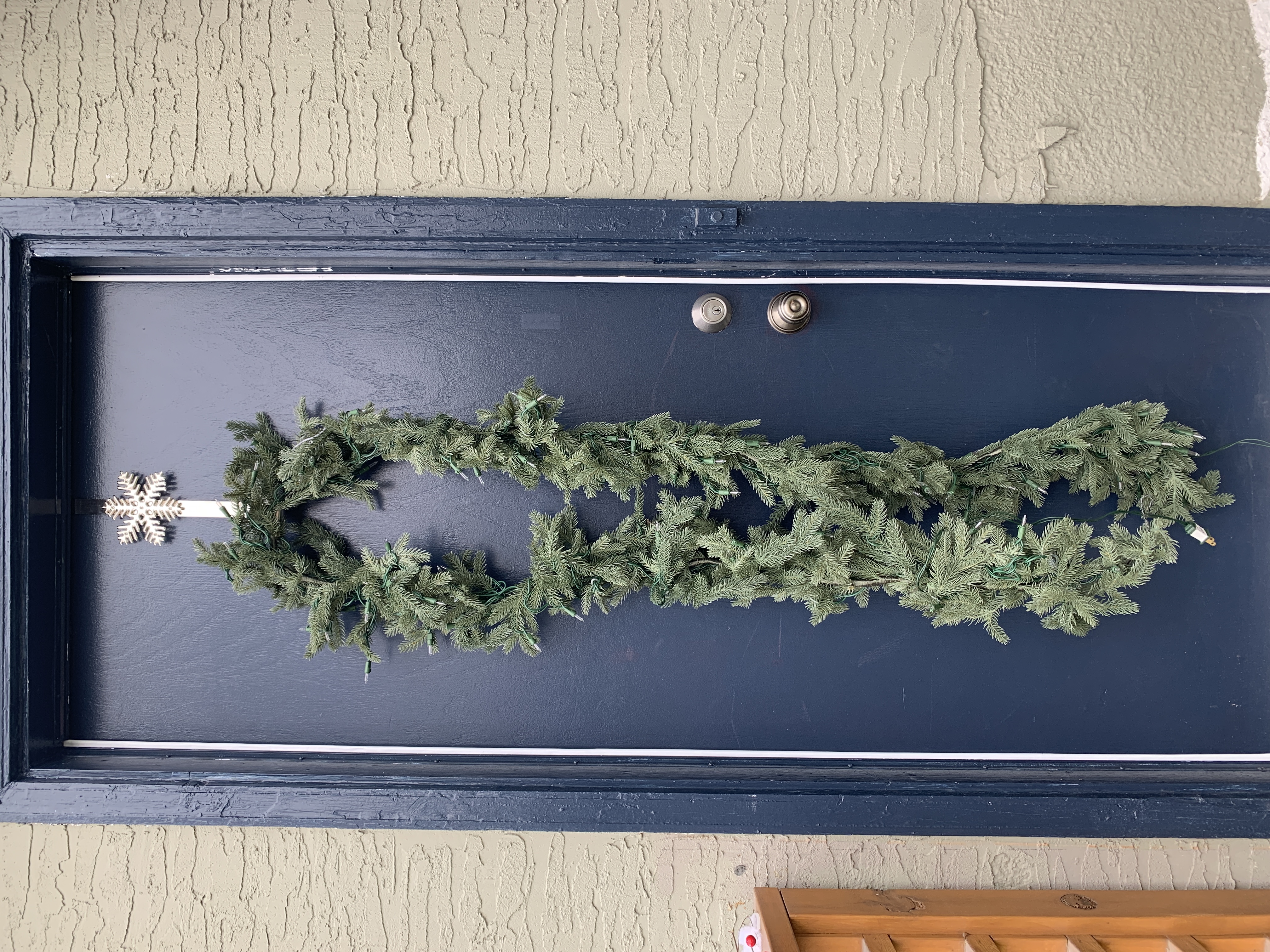 Evergreen Door Garland