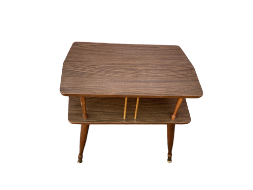 Mid-Century Modern Wooden Side Table