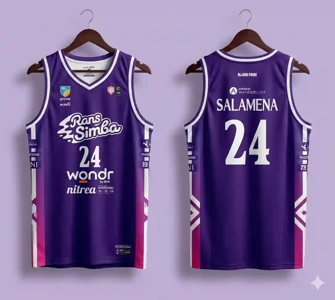 Jersey Basket Rans Simba Bogor Musim 2026 Original
