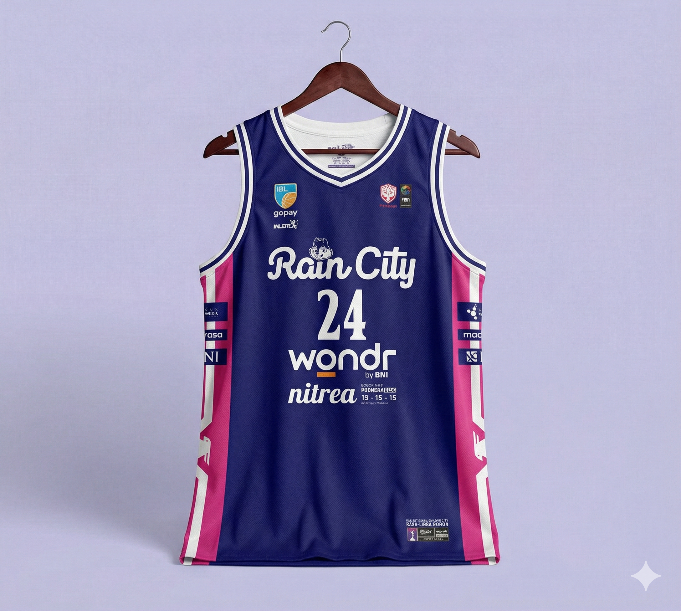 Jersey Basket Rans Simba Bogor Musim 2026 Original