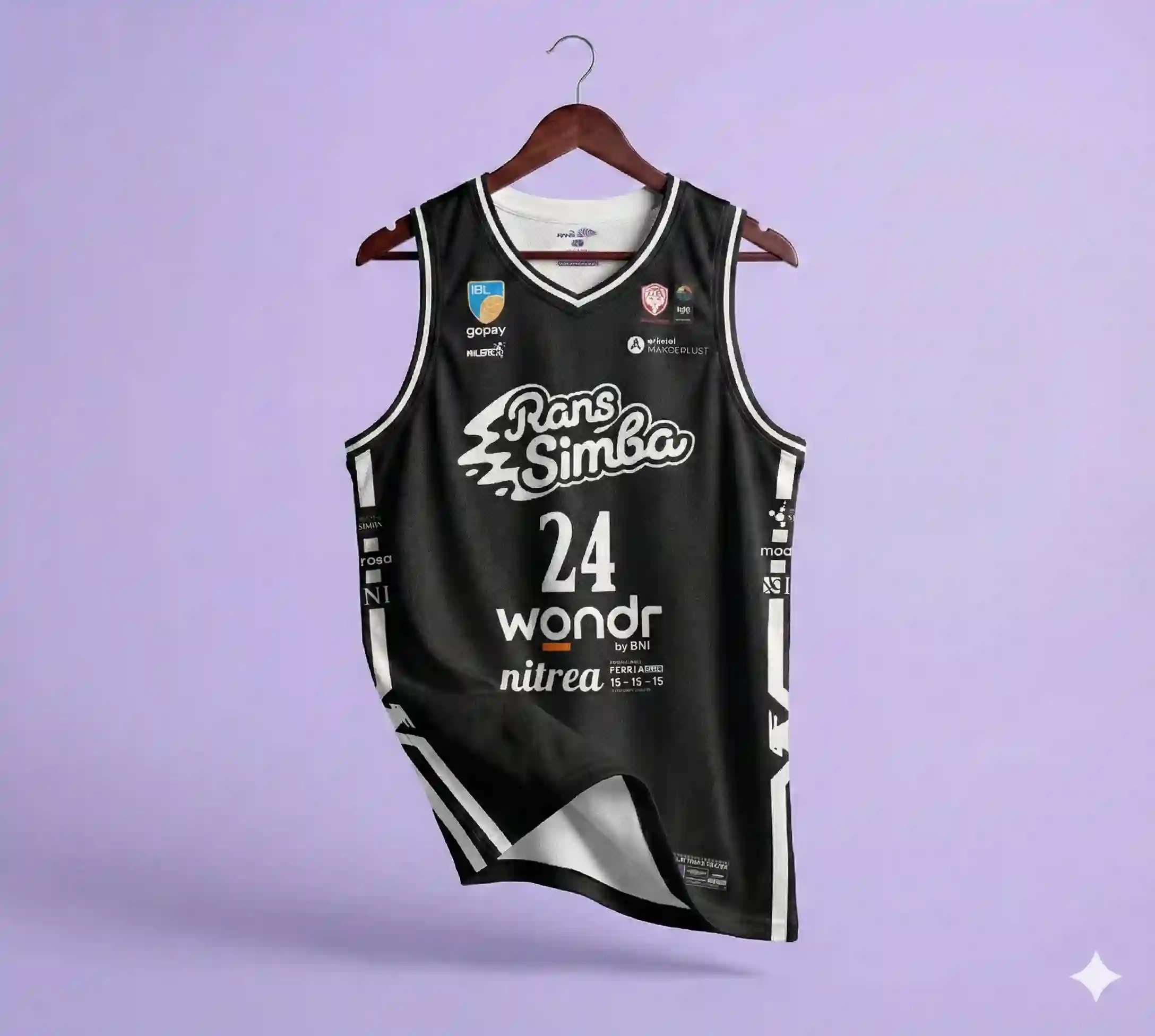 Jersey Basket Rans Simba Bogor Musim 2026 Original