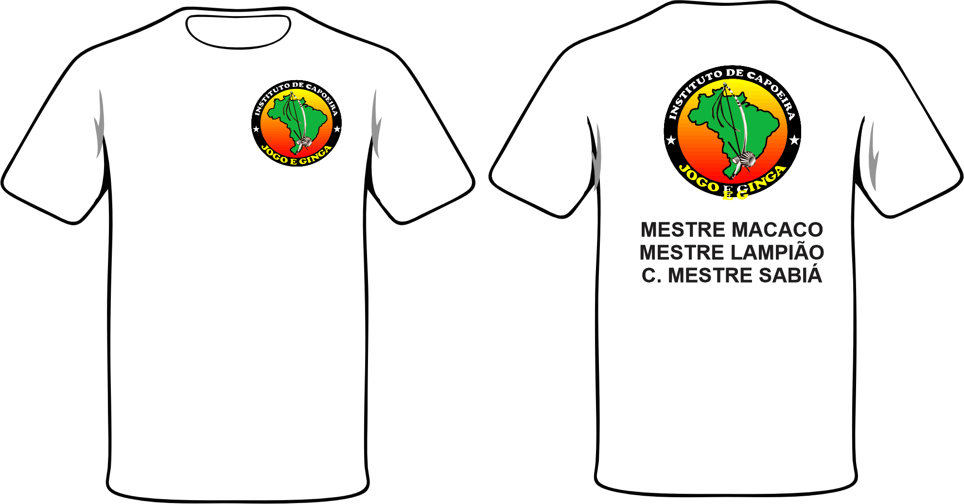 Camiseta Oficial Instituto Jogo e Ginga