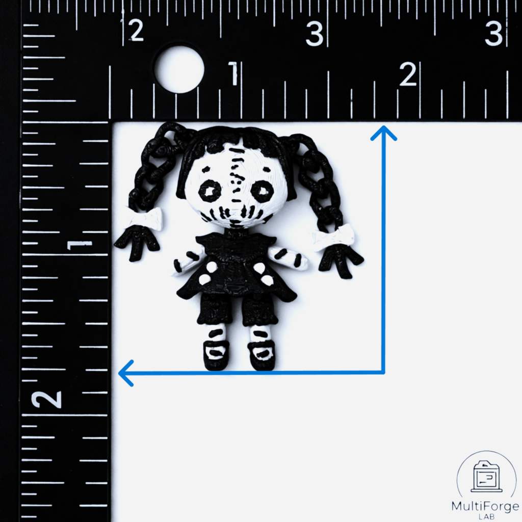 Articulated Creepy Doll Earrings