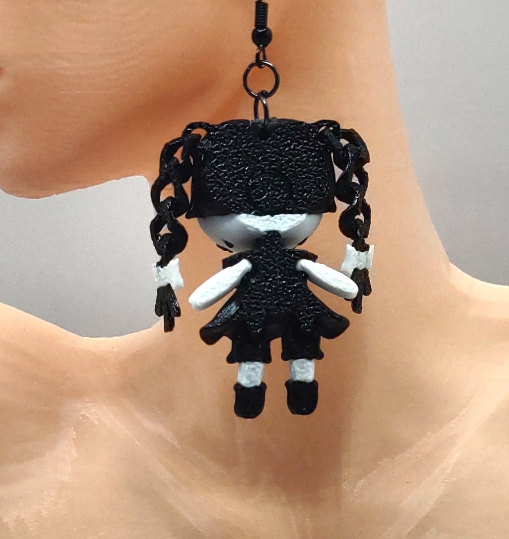 Articulated Creepy Doll Earrings
