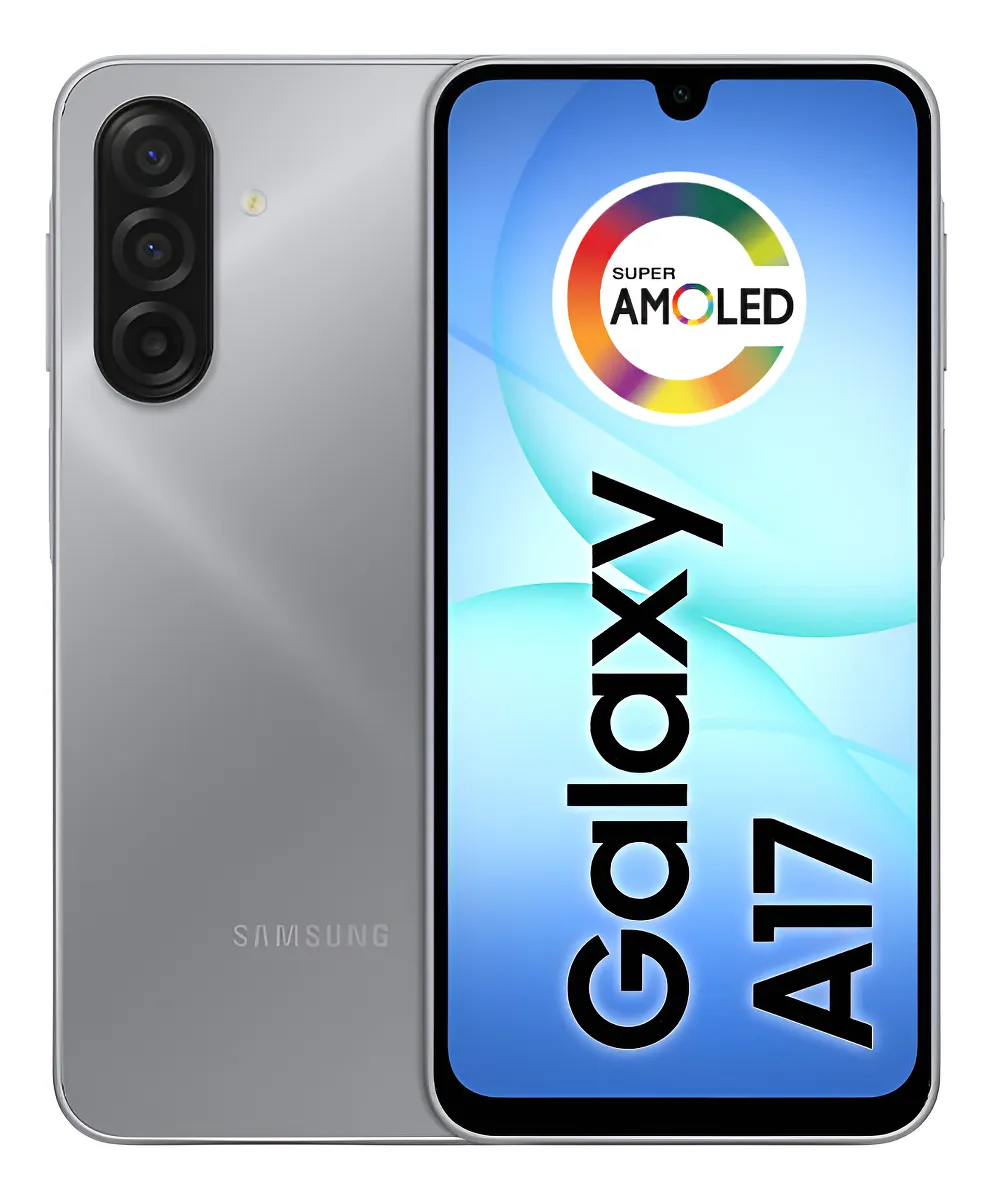 Celular Samsung Galaxy A17 Com Ia, 256gb, 8gb Ram, Câm De 50mp, Tela De 6.7 , Nfc, Ip54 - Cinza