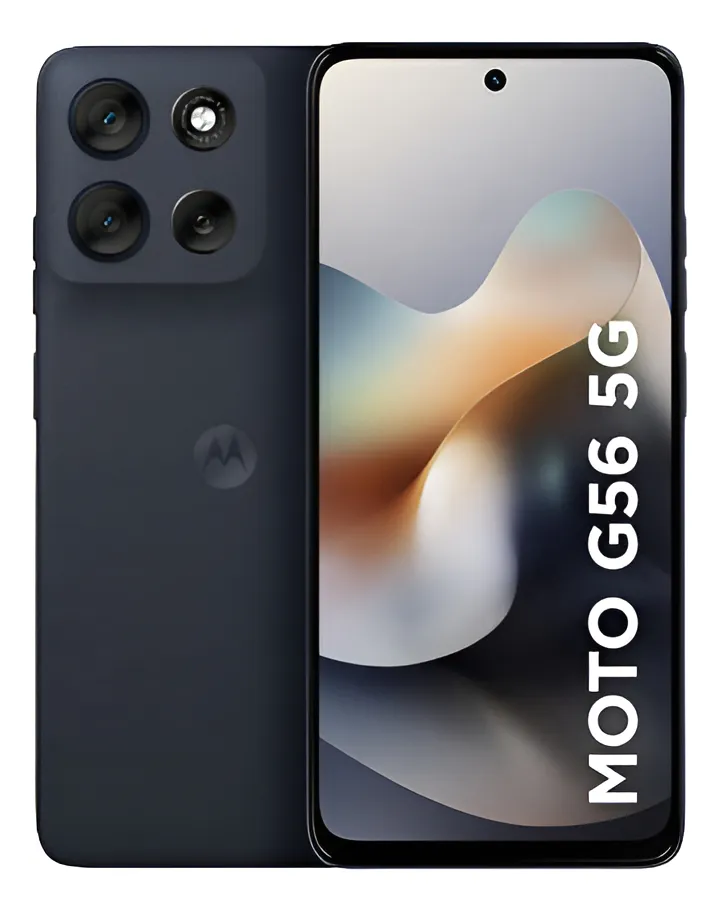 Smartphone Motorola Moto g56 5G - 256GB 24GB (8GB RAM+16GB Ram Boost) e 50MP Sony Lytia 600 Camera Ultrarresistencia militar IP68 + IP69 - Grafite