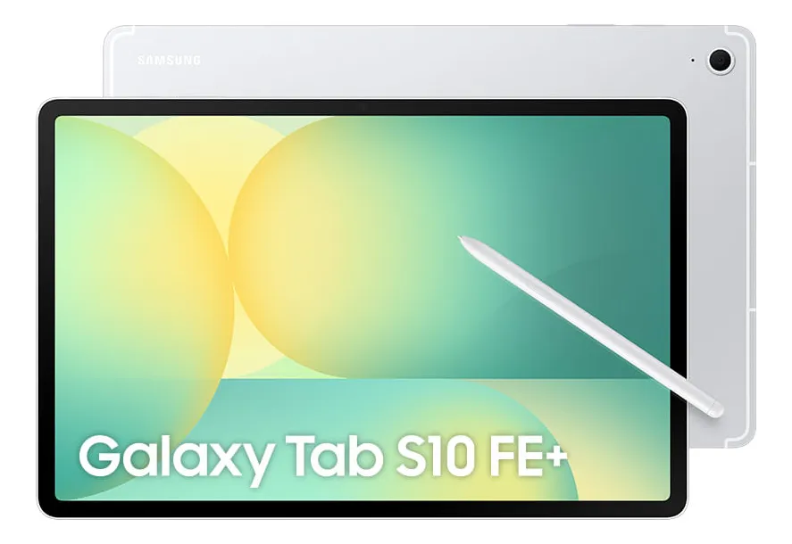 Tablet Samsung Galaxy Tab S10 FE+ 5G, 128GB, 8GB, Tela 13.1" 90Hz, S Pen e Capa Inclusas Prata