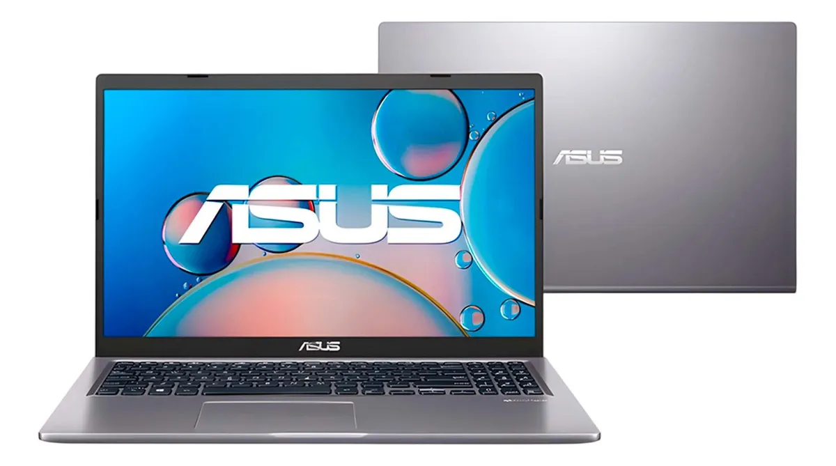 Notebook Asus X515 Intel Celeron Dual Core N4500 4GB Ram 128GB SSD Windows 11 Home Tela 15,6 Slate Grey - X515KA-BR309WS