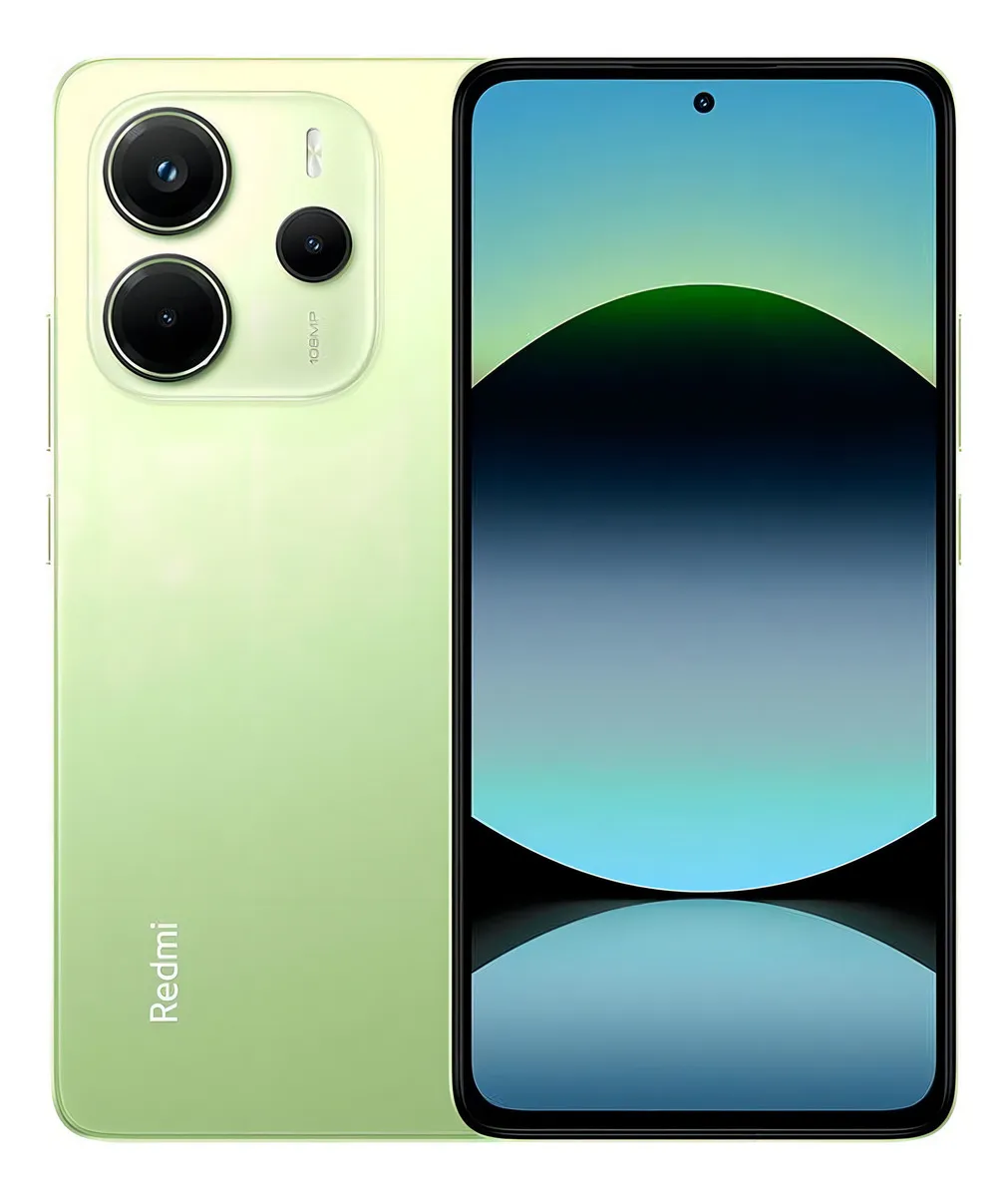 Xiaomi Redmi Note 14 4G 8gb Ram 256gb Amoled 6.67 Câmera 108mp Celular Verde Limão
