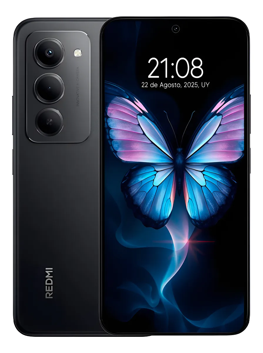 Xiaomi Redmi 15 12gb Ram 128gb Dual Sim 50mp Fm Impressão digital Dimm preto