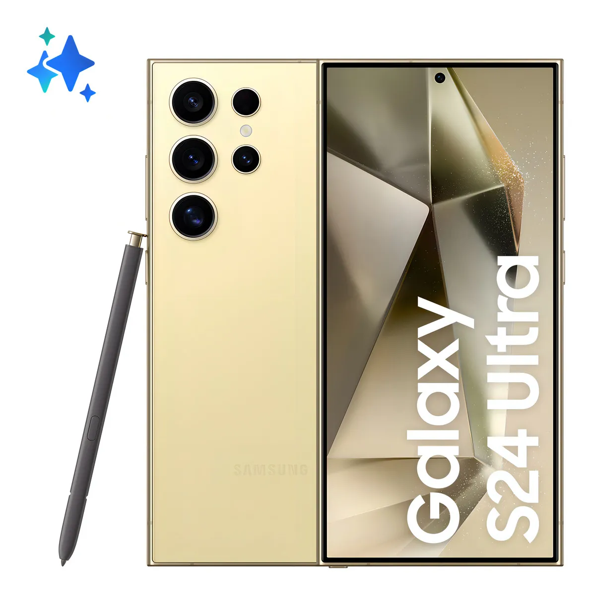 Samsung Galaxy S24 Ultra 5G Dual SIM 512 GB titânio-creme 12 GB RAM