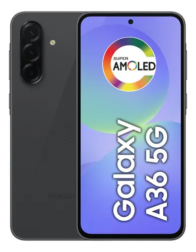Smartphone Samsung Galaxy A36 5g 128gb 6gb Ram Câmera Tripla De Até 50mp Selfie De 12mp Ip67 Super Amoled 6.7'' Nfc Snapdragon - Preto