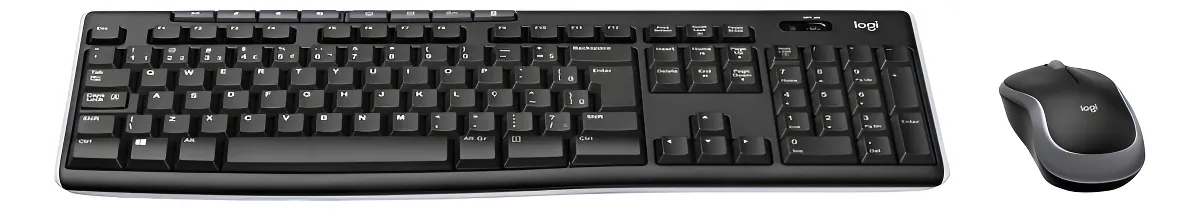 Combo Teclado e Mouse sem Fio Logitech Mk270 Layout Abnt2